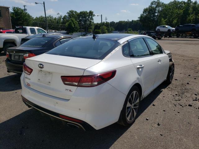 5XXGV4L25GG015719 - 2016 KIA OPTIMA SXL WHITE photo 4