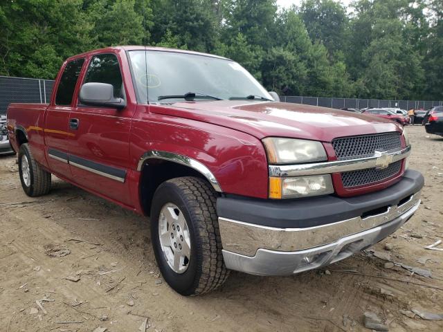 2GCEK19T141349522 - 2004 CHEVROLET SILVERADO MAROON photo 1