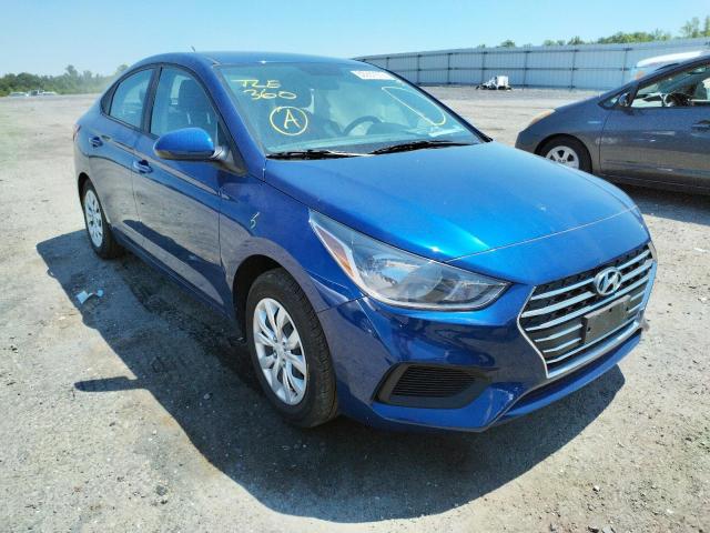 3KPC24A6XME139423 - 2021 HYUNDAI ACCENT SE BLUE photo 1