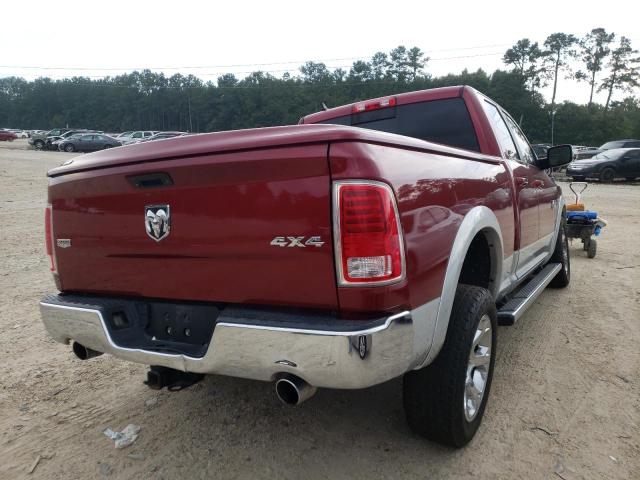 1C6RR7JT7ES132982 - 2014 RAM 1500 LARAM BURGUNDY photo 4