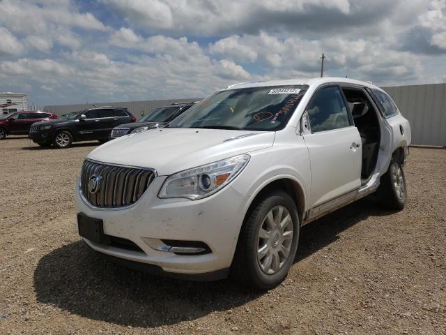 5GAKVCKDXHJ277760 - 2017 BUICK ENCLAVE WHITE photo 2