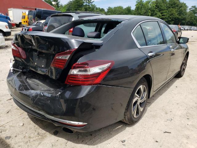 1HGCR2F34GA202734 - 2016 HONDA ACCORD LX GRAY photo 4