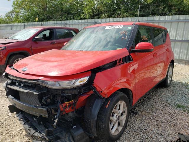 KNDJ23AUXL7713176 - 2020 KIA SOUL LX RED photo 2