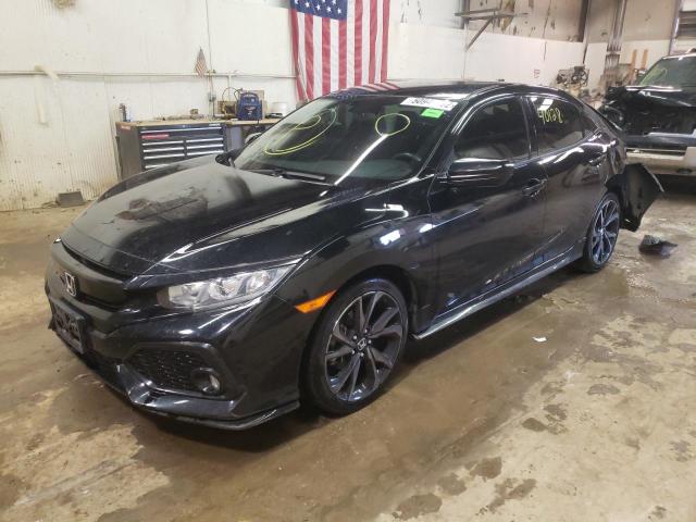 SHHFK7G44JU231751 - 2018 HONDA CIVIC SPOR BLACK photo 2