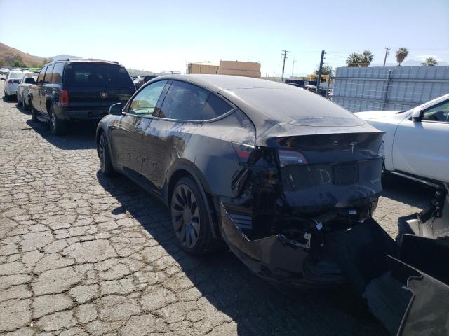 7SAYGDEF2NF340281 - 2022 TESLA MODEL Y أسود صورة 3