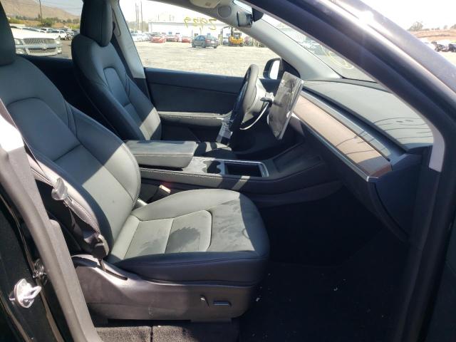 7SAYGDEF2NF340281 - 2022 TESLA MODEL Y أسود صورة 5