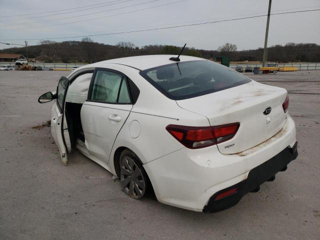 3KPA24AB4KE215753 - 2019 KIA RIO S WHITE photo 3