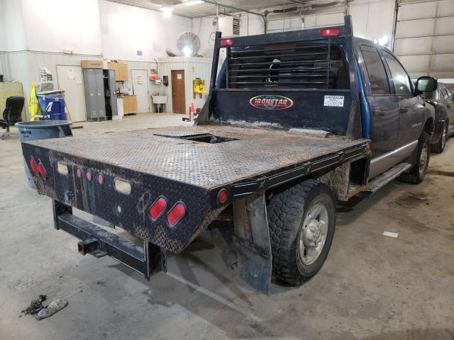 1D7KU28D64J221527 - 2004 DODGE RAM 2500 S Կապույտ լուսանկար 4