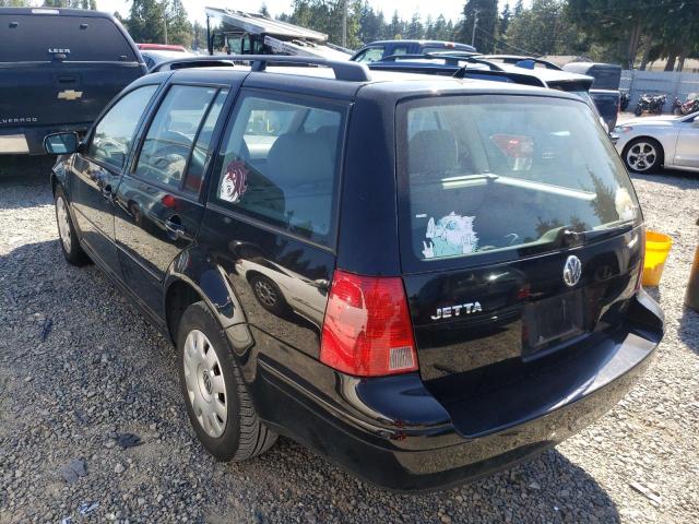 WVWRL61J74W154474 - 2004 VOLKSWAGEN JETTA GL BLACK photo 3