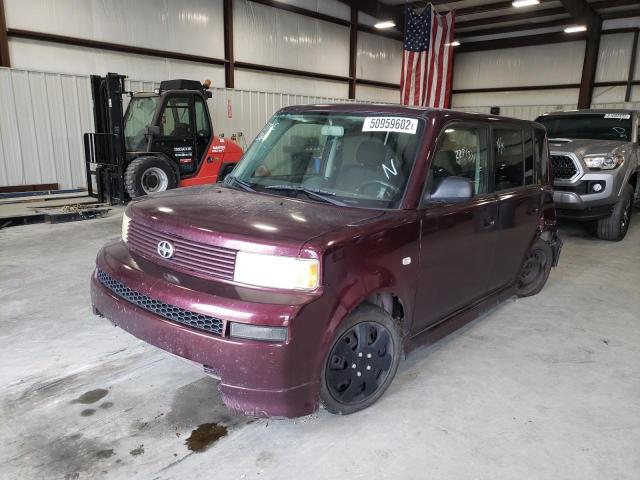 JTLKT324650194546 - 2005 TOYOTA SCION XB BURGUNDY photo 2
