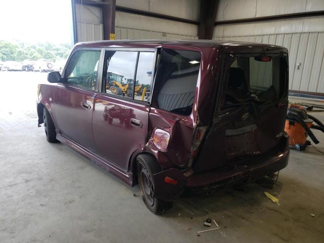 JTLKT324650194546 - 2005 TOYOTA SCION XB BURGUNDY photo 3