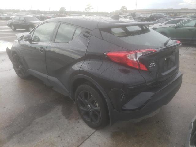 JTNKHMBX7M1126130 - 2021 TOYOTA C-HR XLE BLACK photo 3