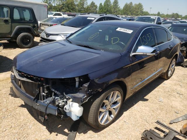 2G1145S31H9162016 - 2017 CHEVROLET IMPALA PRE BLUE photo 2