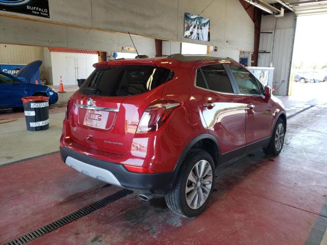 KL4CJASB1LB033395 - 2020 BUICK ENCORE PRE RED photo 4