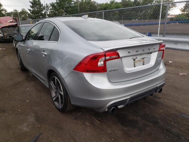 YV1902FH3C2080218 - 2012 VOLVO S60 T6 SILVER photo 3