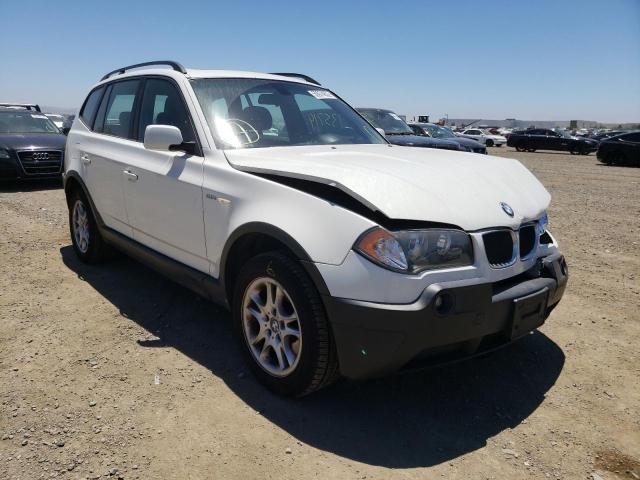 WBXPA734X5WC47197 - 2005 BMW X3 2.5I WHITE photo 1