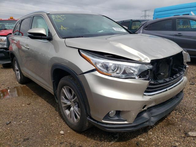 5TDJKRFH0FS106731 - 2015 TOYOTA HIGHLANDER XLE  ფოტო 1