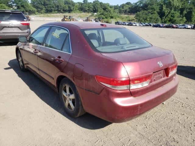 1HGCM56844A117688 - 2004 HONDA ACCORD MAROON photo 3