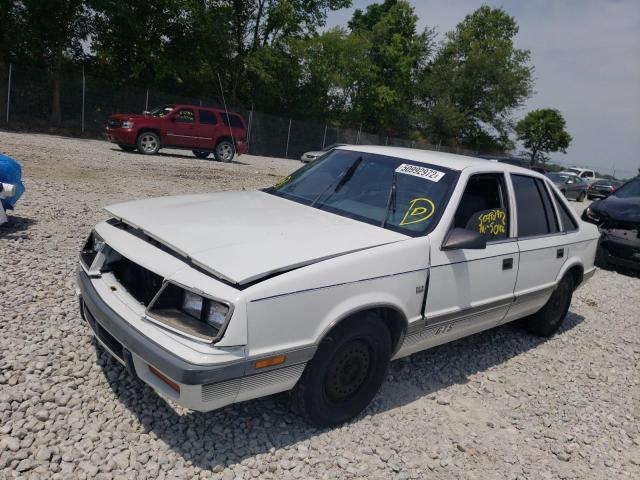 1C3BH48K2JN219436 - 1988 CHRYSLER LEBARON GT WHITE photo 2