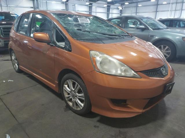 JHMGE88419S005410 - 2009 HONDA FIT SPORT ORANGE photo 1