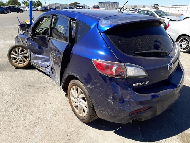 JM1BL1L83C1630181 - 2012 MAZDA 3 I BLUE photo 3