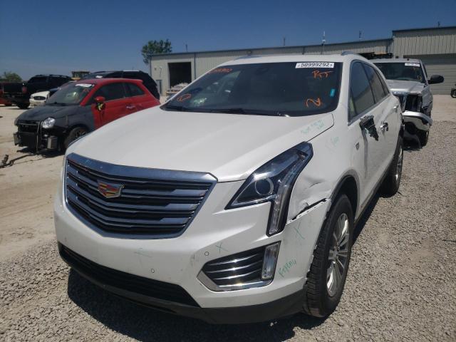 1GYKNBRS0HZ259342 - 2017 CADILLAC XT5 LUXURY WHITE photo 2