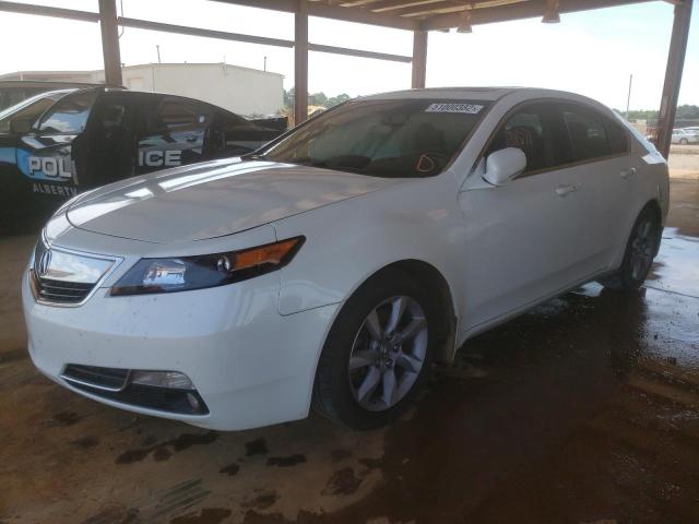 19UUA8F55DA008161 - 2013 ACURA TL TECH WHITE photo 2