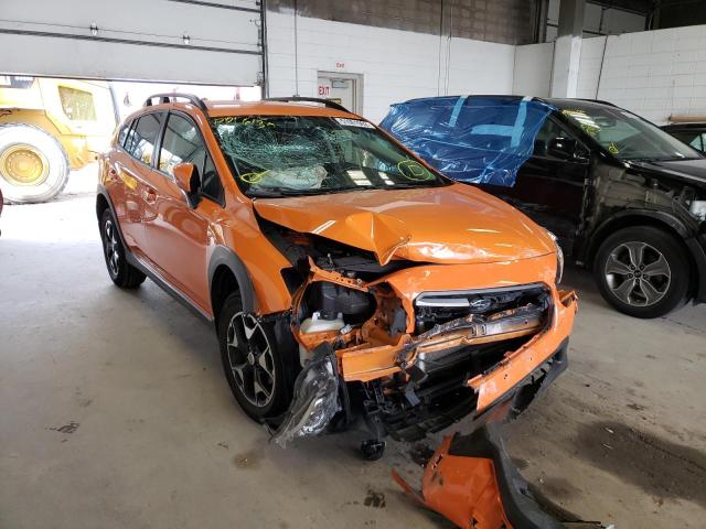 JF2GTABC0JH236963 - 2018 SUBARU CROSSTREK ORANGE photo 1