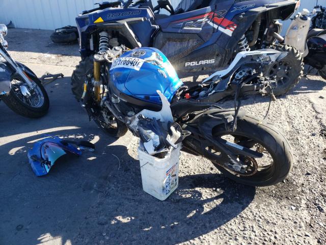 JS1GR7MA8E2100742 - 2014 SUZUKI GSX-R750 BLUE photo 3