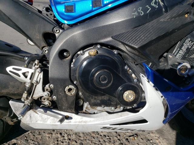 JS1GR7MA8E2100742 - 2014 SUZUKI GSX-R750 BLUE photo 7