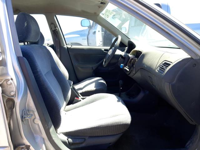 2HGEJ6613YH513886 - 2000 HONDA CIVIC BASE SILVER photo 5