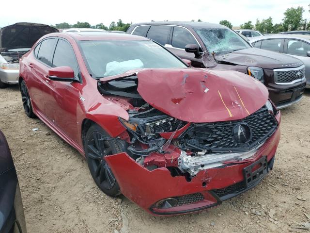 19UUB3F64JA003490 - 2018 ACURA TLX TECH+A MAROON photo 1