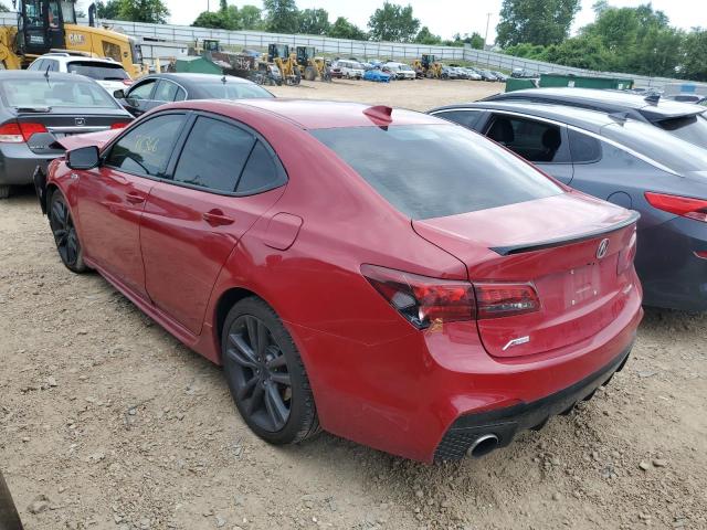 19UUB3F64JA003490 - 2018 ACURA TLX TECH+A MAROON photo 3