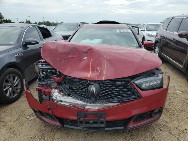 19UUB3F64JA003490 - 2018 ACURA TLX TECH+A MAROON photo 7