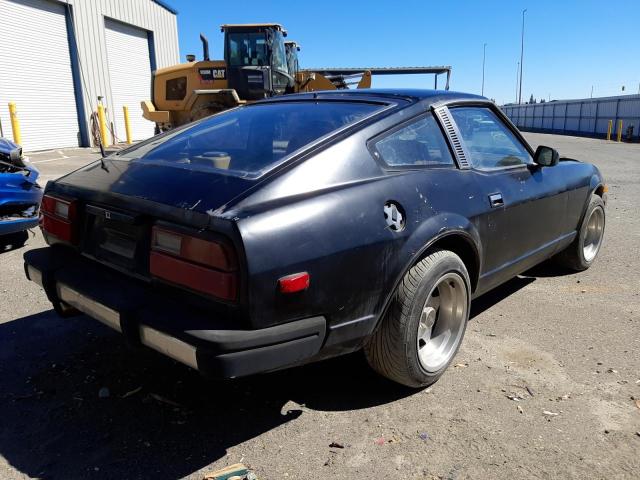 JN1HZ04S8BX265704 - 1981 DATSUN 280ZX BLACK photo 4