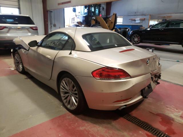 WBALM7C54AE382312 - 2010 BMW Z4 SDRIVE3 BEIGE photo 3