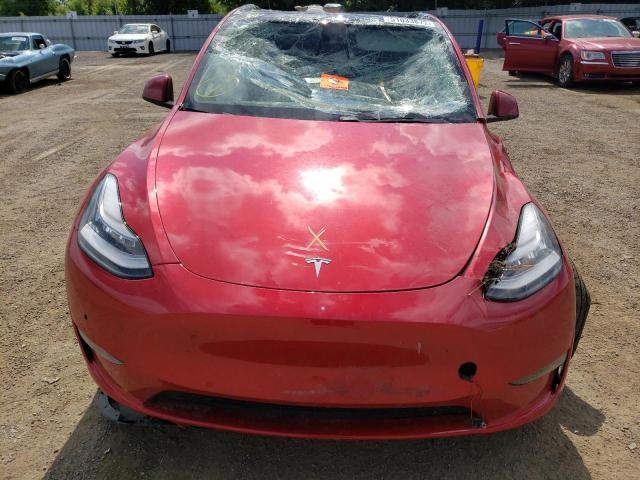 5YJYGDEE4LF014743 - 2020 TESLA MODEL Y Красный фото 7