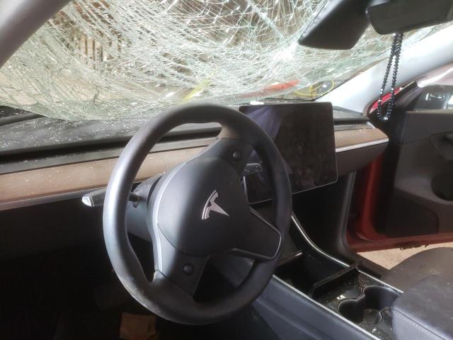 5YJYGDEE4LF014743 - 2020 TESLA MODEL Y Красный фото 8