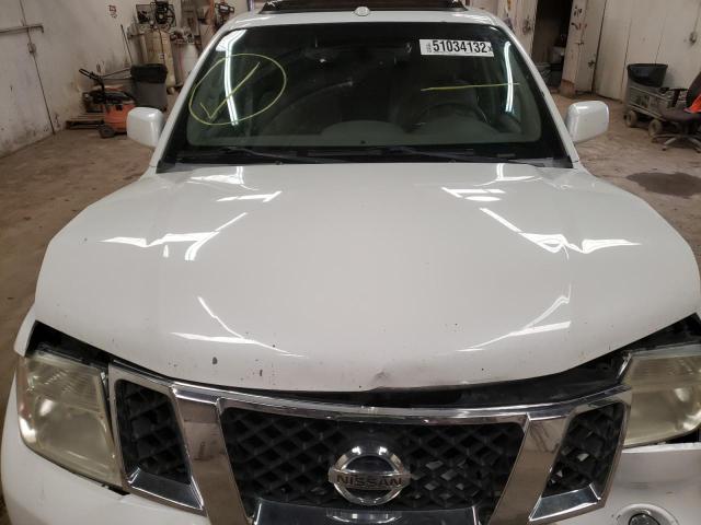 5N1AR18B18C646045 - 2008 NISSAN PATHFINDER WHITE photo 7