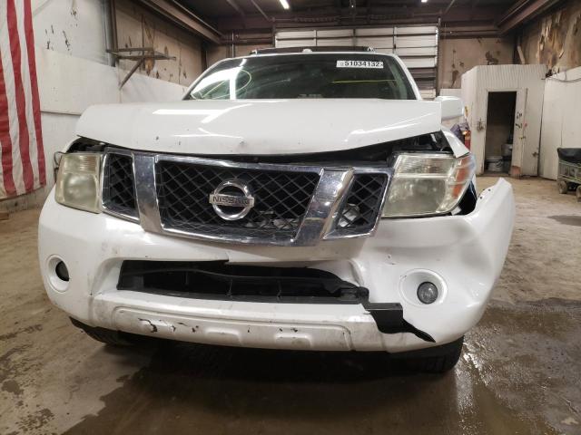 5N1AR18B18C646045 - 2008 NISSAN PATHFINDER WHITE photo 9