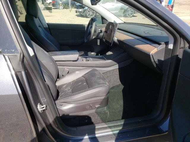 7SAYGDEE0NF343932 - 2022 TESLA MODEL Y فحمي صورة 5