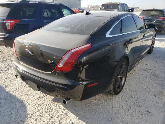 SAJWA2EK5EMV58635 - 2014 JAGUAR XJR BLACK photo 4