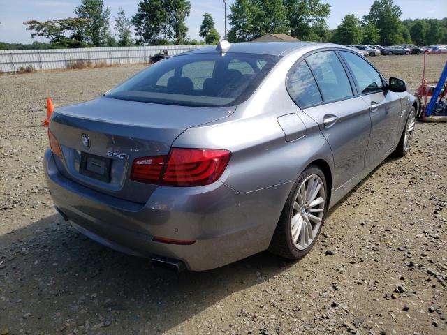 WBAFU9C59BC785014 - 2011 BMW 550 XI GRAY photo 4