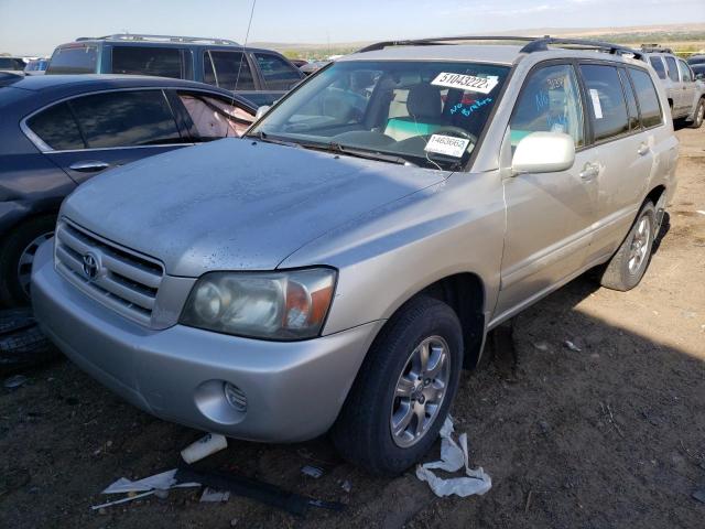 JTEDP21A660109499 - 2006 TOYOTA HIGHLANDER SILVER photo 2