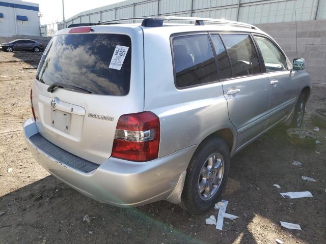 JTEDP21A660109499 - 2006 TOYOTA HIGHLANDER SILVER photo 4