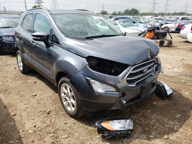 MAJ3S2GE0KC269515 - 2019 FORD ECOSPORT GRAY photo 1