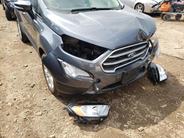 MAJ3S2GE0KC269515 - 2019 FORD ECOSPORT GRAY photo 9