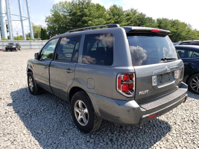 5FNYF18398B007497 - 2008 HONDA PILOT SE GRAY photo 3