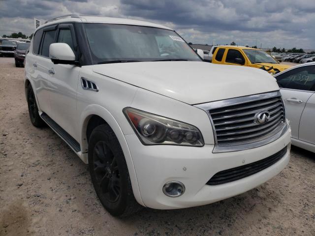 JN8AZ2NEXC9015815 - 2012 INFINITI QX56 WHITE photo 1