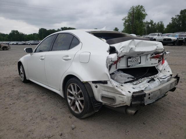 JTHBF5C20C5168664 - 2012 LEXUS IS 250 WHITE photo 3